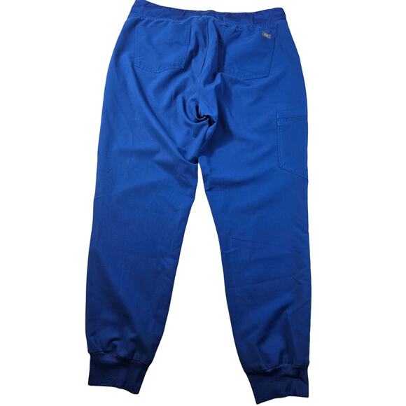 Figs technical collection  blue sz L drawstring waist joggers cargo pockets - Picture 2 of 8